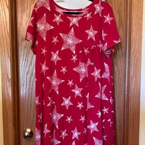 Lularoe Patriotic Carly Dress